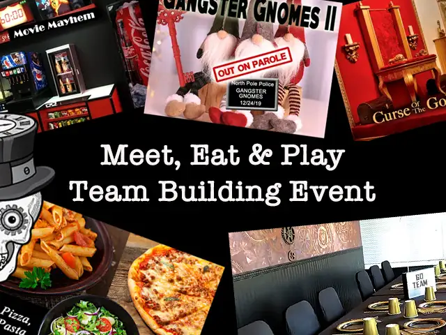 Team Building Packages for corporate groups that include food and an escape room in Rocky Hill Connecticut