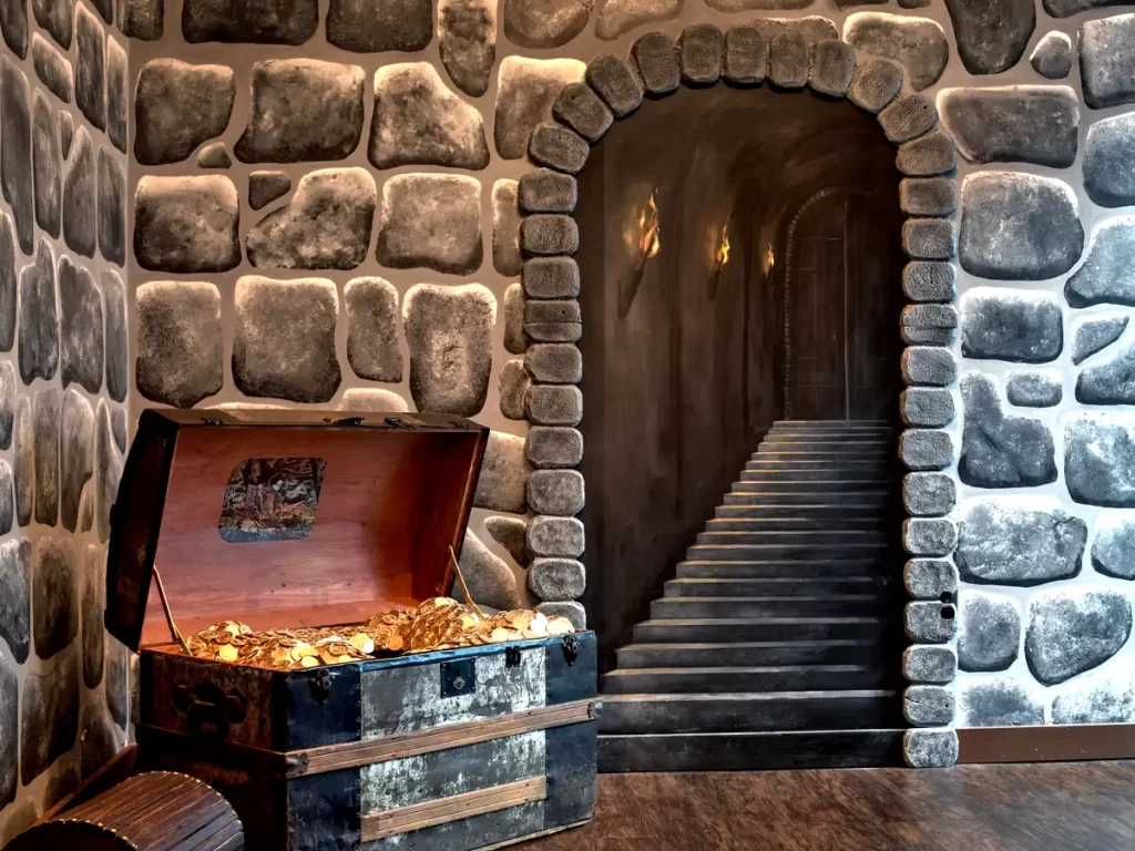 Treasure found in the Midas Castle escape room