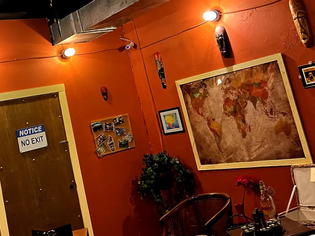 a map inside Quandary escape room